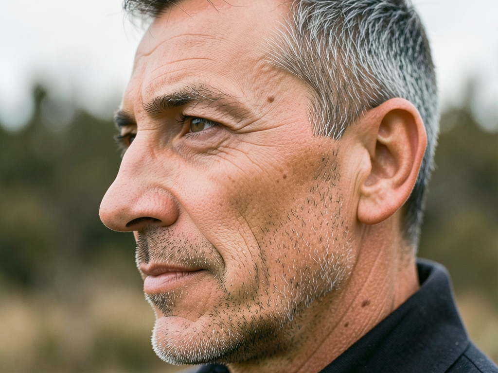 Mann mit natürlichem Hautbild nach einer Bro Tox Behandlung – Botox / Bro Tox Männer Behandlung Dortmund