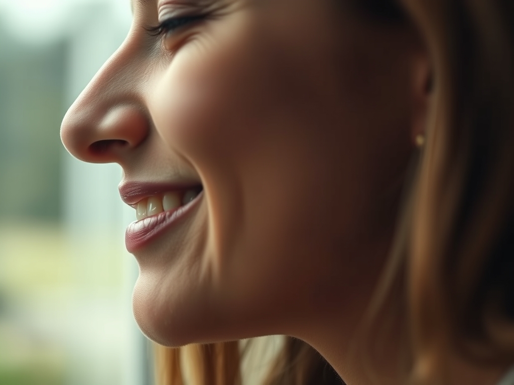 Natürliches Lächeln zur Demonstration der Gummysmile Korrektur – Botox Gummysmiles Behandlung Dortmund