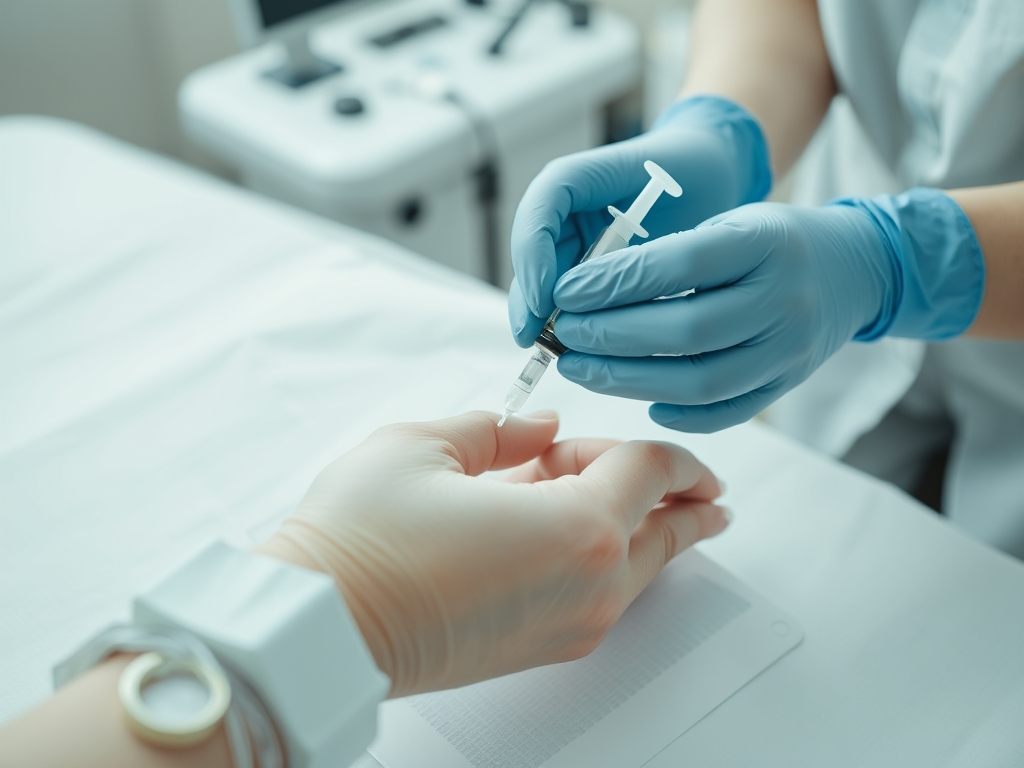 Vorbereitung der Botox Lip Flip Behandlung durch medizinisches Fachpersonal – Botox Lip Flip Behandlung Dortmund
