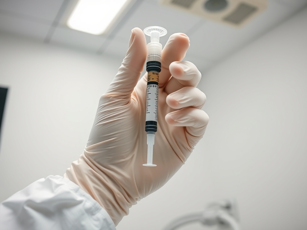Vorbereitung der Hyaluron Injektion gegen Augenringe – Hyaluron Augenringe
