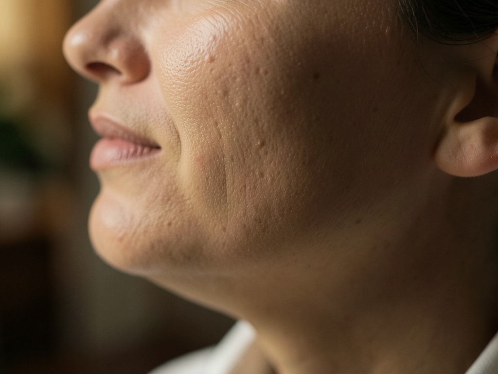 Detailaufnahme der Jochbein-Partie für eine Hyaluron-Volumenkorrektur – Hyaluron Jochbein