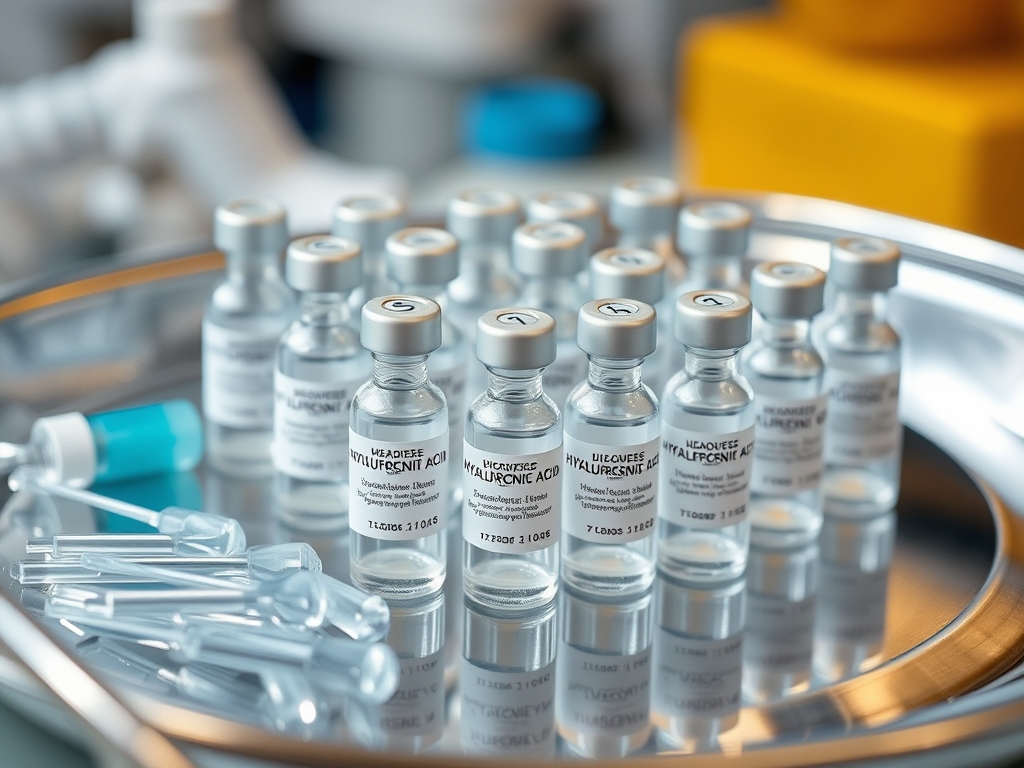 Hochwertiges Hyaluron Material für die Behandlung – Hyaluron Liquid Facelift