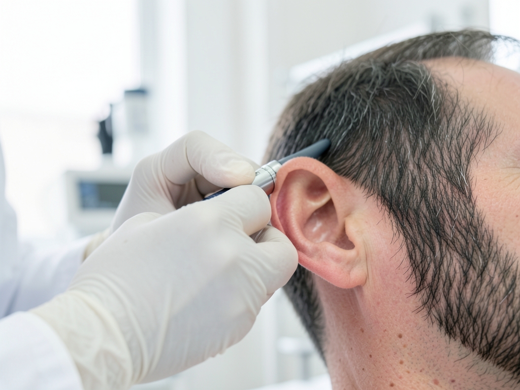 Ärztliche Analyse der Ohrläppchen für Hyaluron-Behandlung – Hyaluron Ohrläppchen