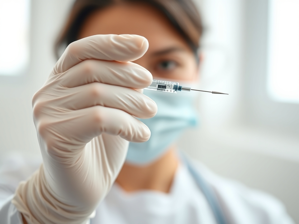 Vorbereitung der Hyaluron Injektion für die Wangen – Hyaluron Wangen